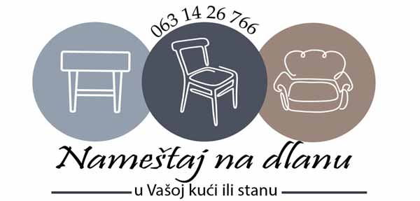 Logo namestaj na dlanu Krusevac